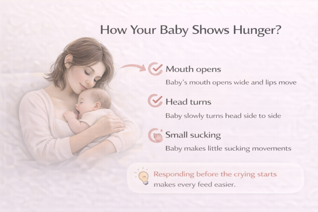 breastfeeding baby signs 