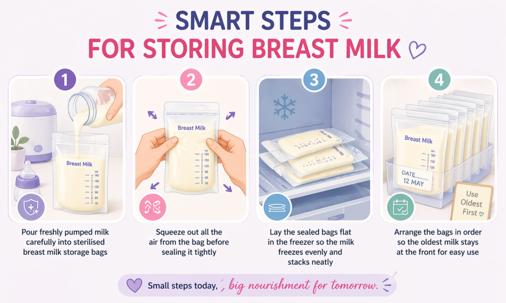breast milk storing tips how to do?