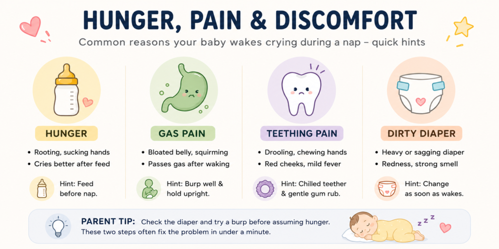 baby nap - Hunger pain & discomfort