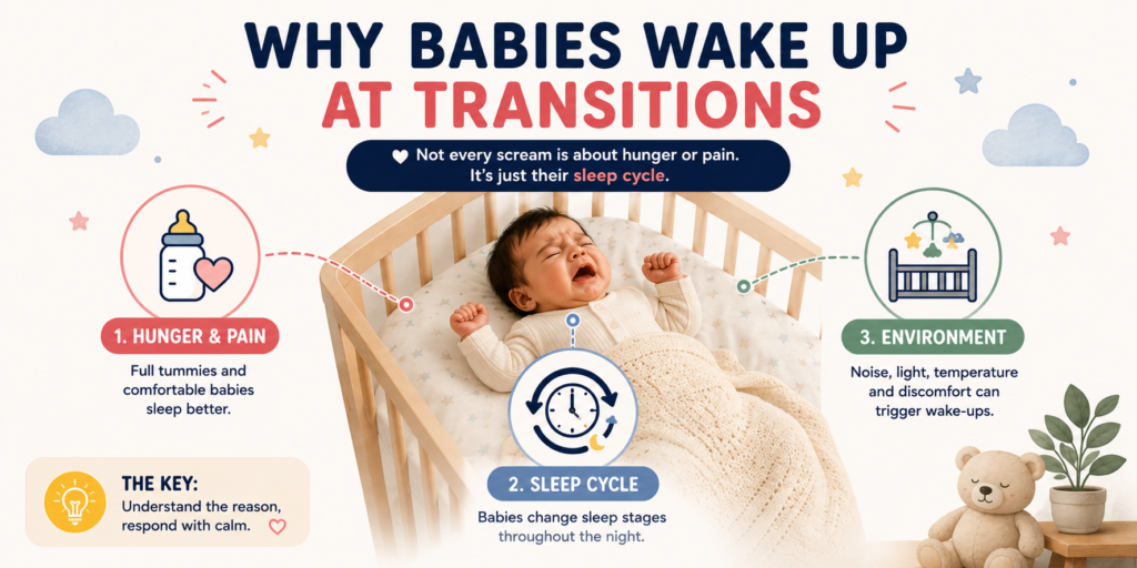 Baby nap wakes up at Transistions 